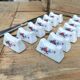 Set of 12 knife holders
