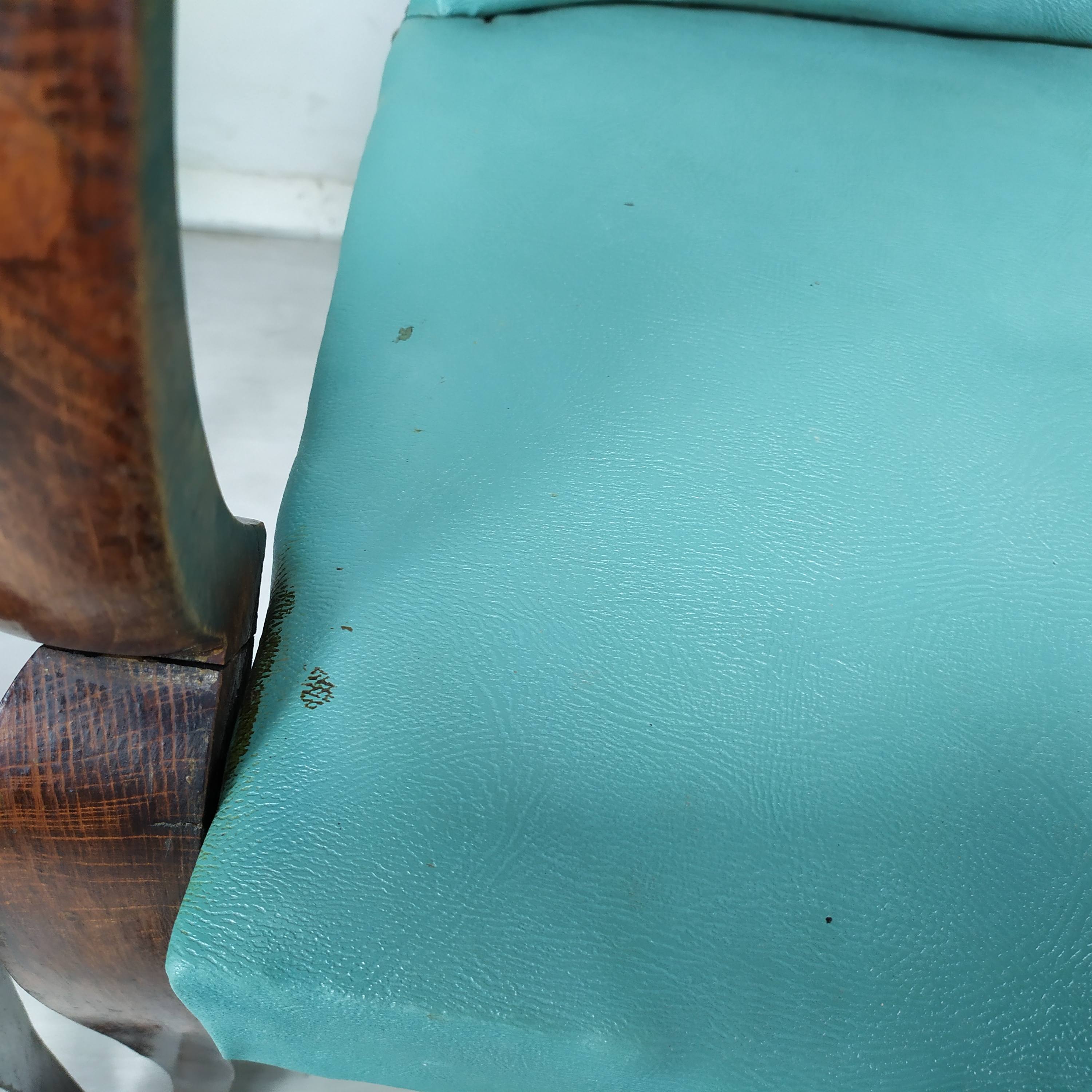 5 art deco bridge armchairs