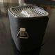 6 individual ashtrays in a leather case