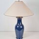 Vintage Jar Table Lamp in Ceramic and Brass, 1970