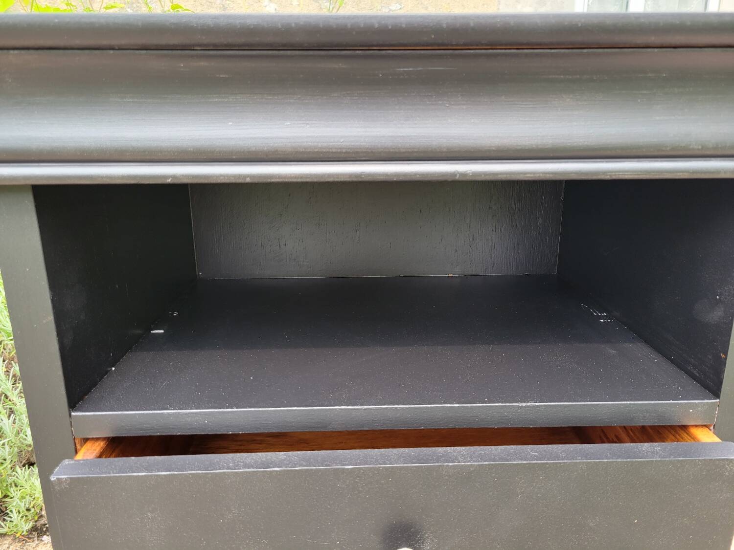 Louis Hilippe black chiffonier