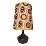 70s stoneware lamp