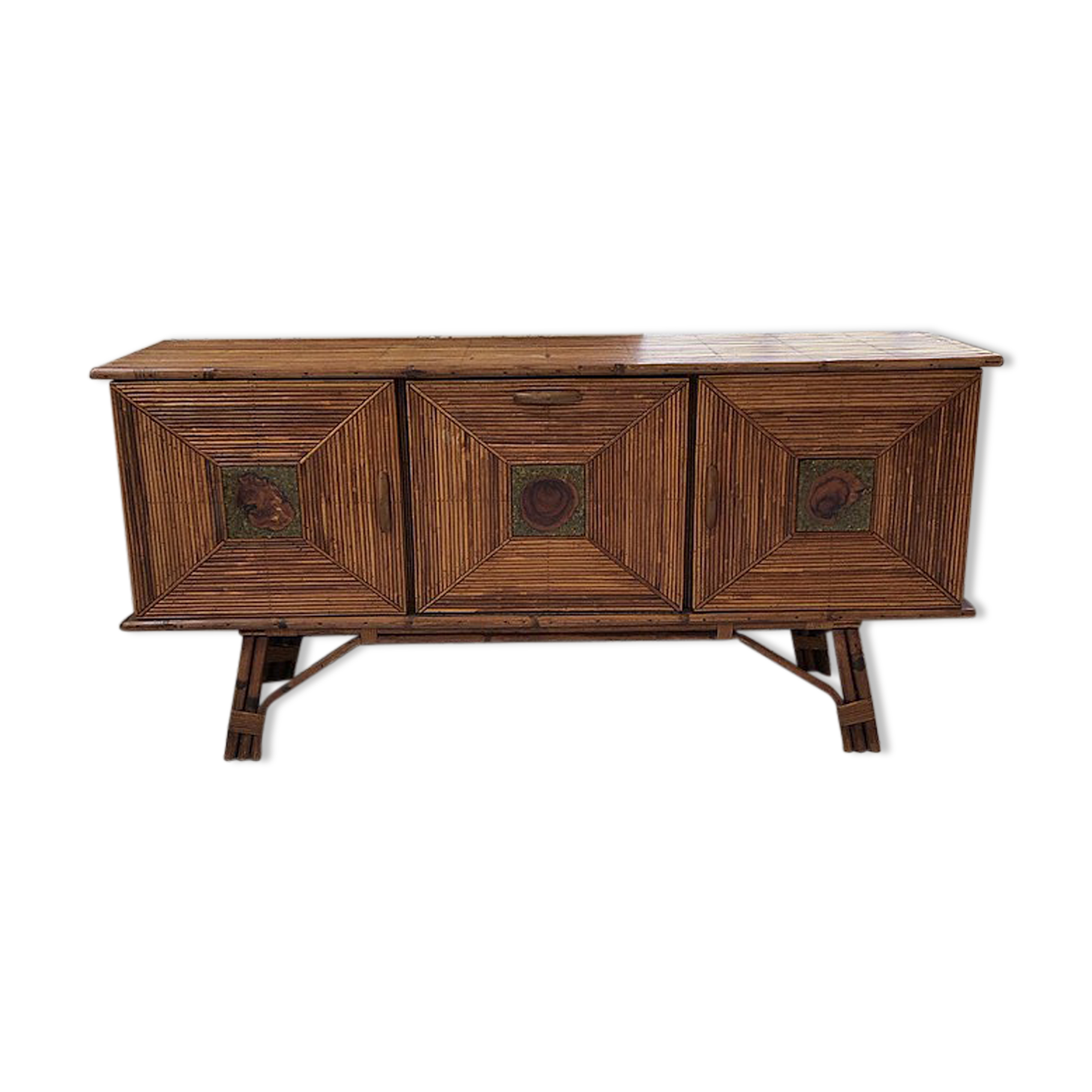 Tropicalist rattan sideboard 60