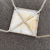 Bistro metal table, blache garden