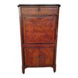 Louis XVI period secretary Marquetry in rosewood and rosewood