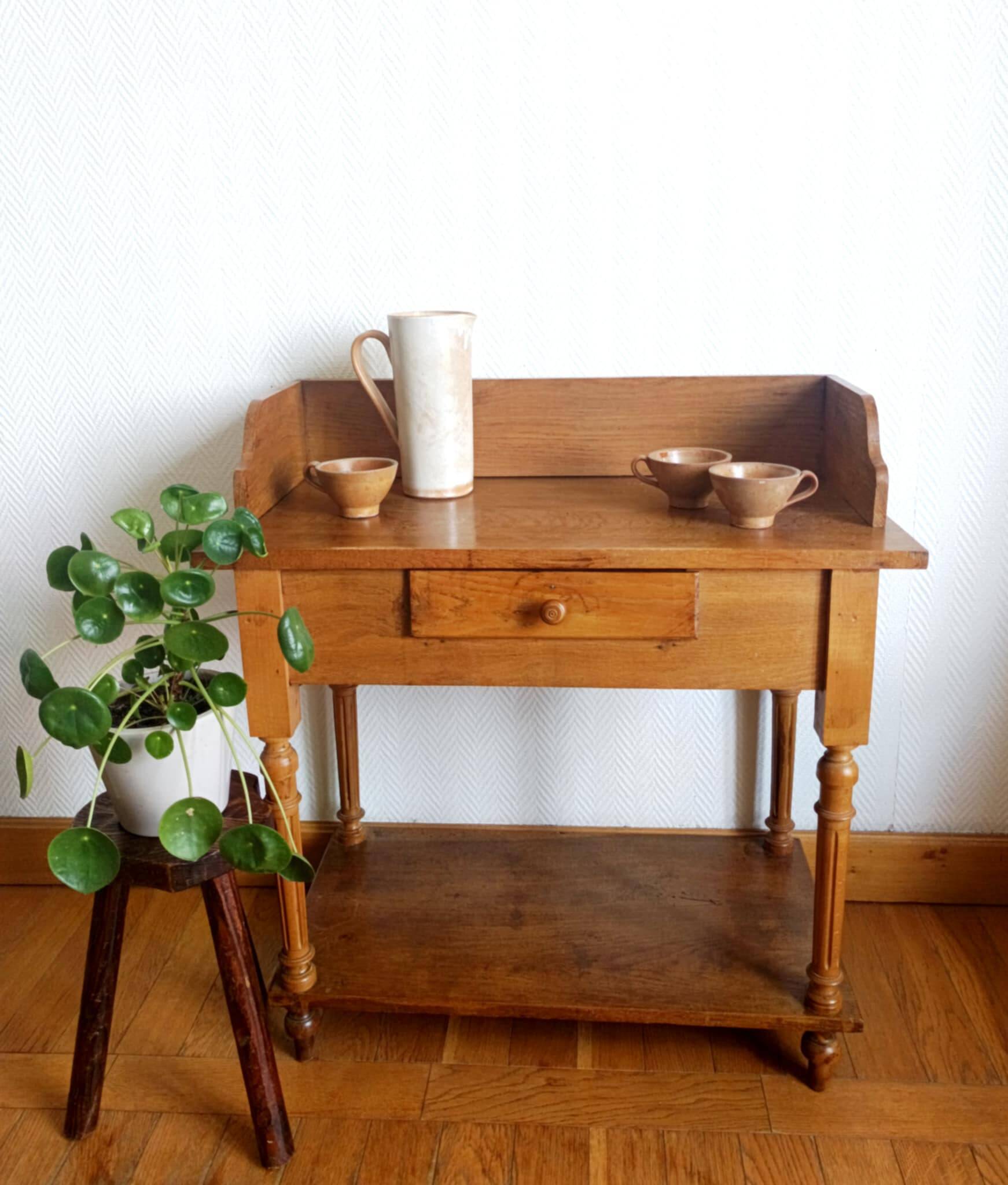 1940s wooden dressing table