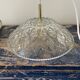 Vintage suspension in chiseled glass