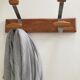 Portemanteau de deux patères art-déco