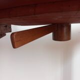 Kidney floor lamp table