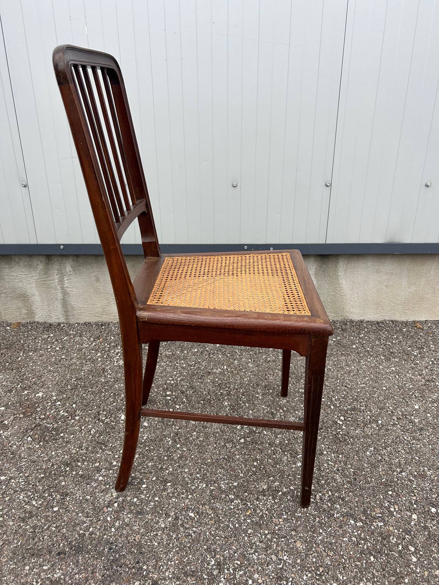 caned chair 1900