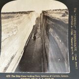 Photographie ancienne stereo, stereograph, luxe albumine 1903 Grèce