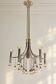 Chrome and crystal chandelier attributed to Gaetano Sciolari, Italy, 1970s.