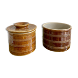 Pots en céramique beurrier