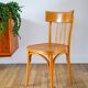 Baumann bistro chair in blond oak, 1950s