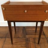 Teak bedside table