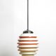 Beautiful rare original glass ceiling lamp from the 1930s