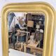 Louis-Philippe gold mirror with beaded moulding 62x92cm