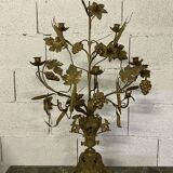 Golden bronze chandelier 19th