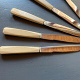 Box of 24 stainless and bakelite knives