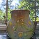 Round vase from the Ricard ceramic workshops. Signed Francine Gal.