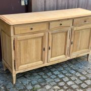Buffet Louis XV décapé en merisier massif 1970 165cm