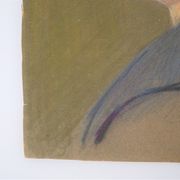 Portrait au pastel vintage