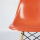 Orange Pair (2) Herman Miller Original Eames DSW Dining Side Shell Chairs