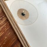 Art Deco mirror golden patina