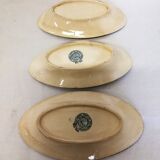 Old raviers, small dishes oval armer