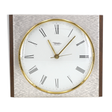 Diehl metal and wood wall clock