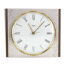 Diehl metal and wood wall clock
