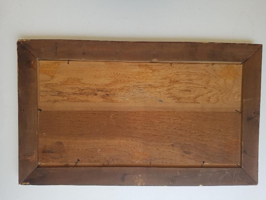 Landscape by Paul Berthier, oil on panel