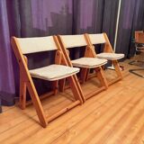Set of three Kon-Tiki chairs designed by Gillis Lundgren, Ikea, Sweden, 197