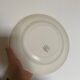 Yellow Scottish pattern plate from the Digoin manufacture