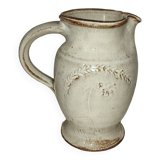 Ceramic pitcher signed Colotte