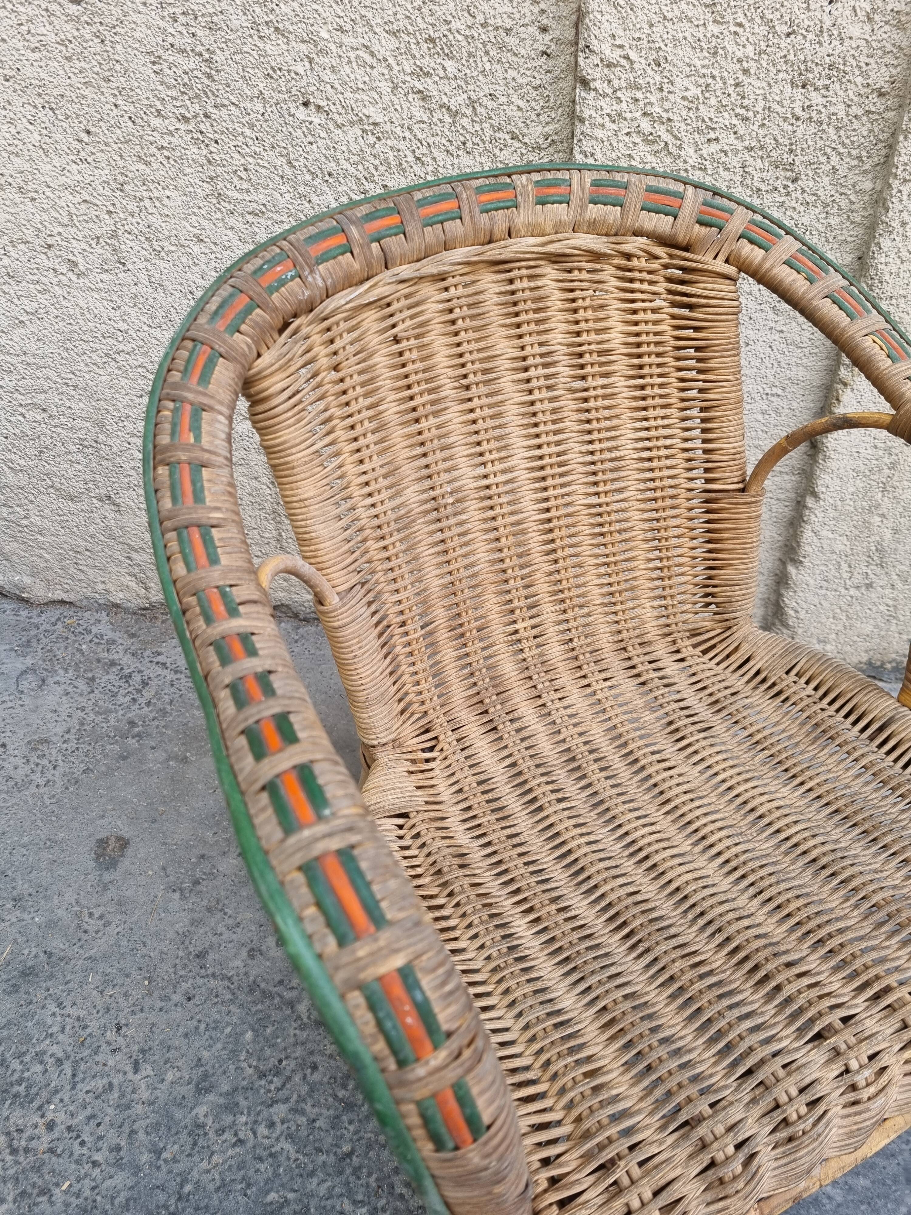 children's rattan chair