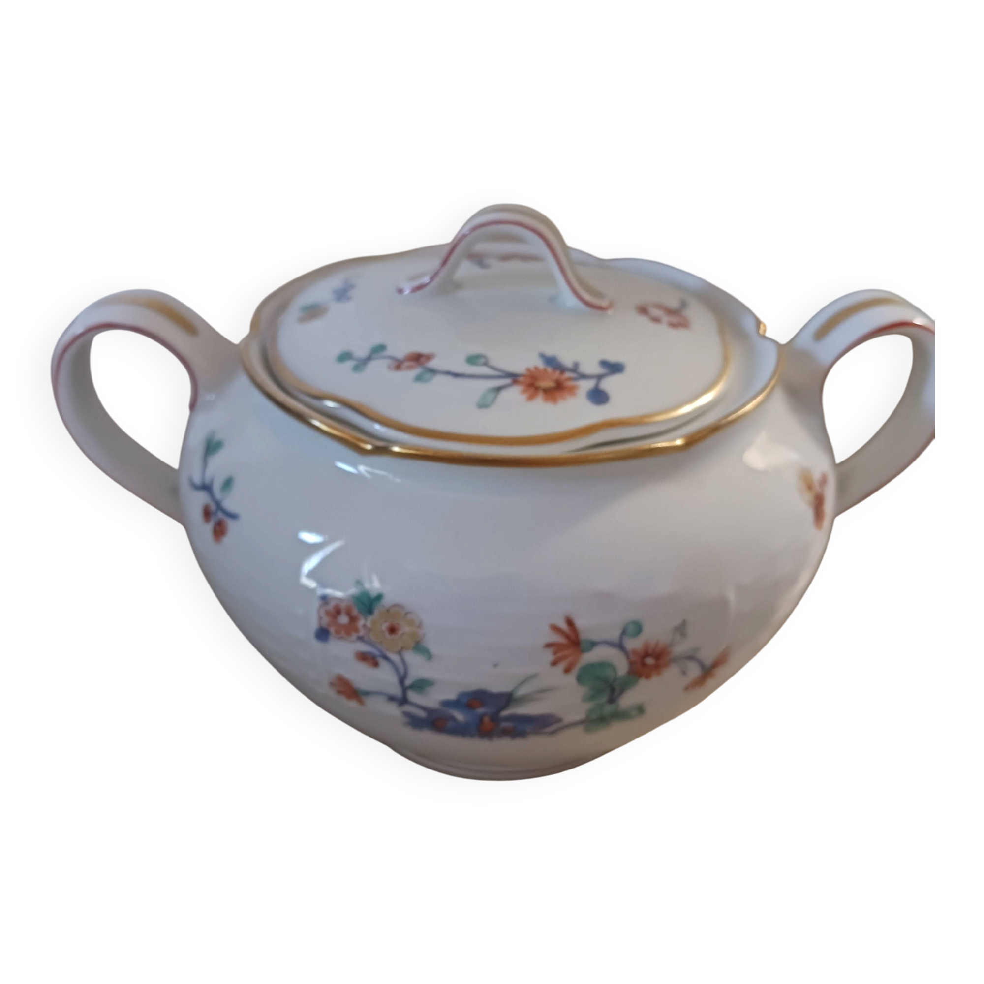 Sucrier en porcelaine Théodore Haviland Paris .