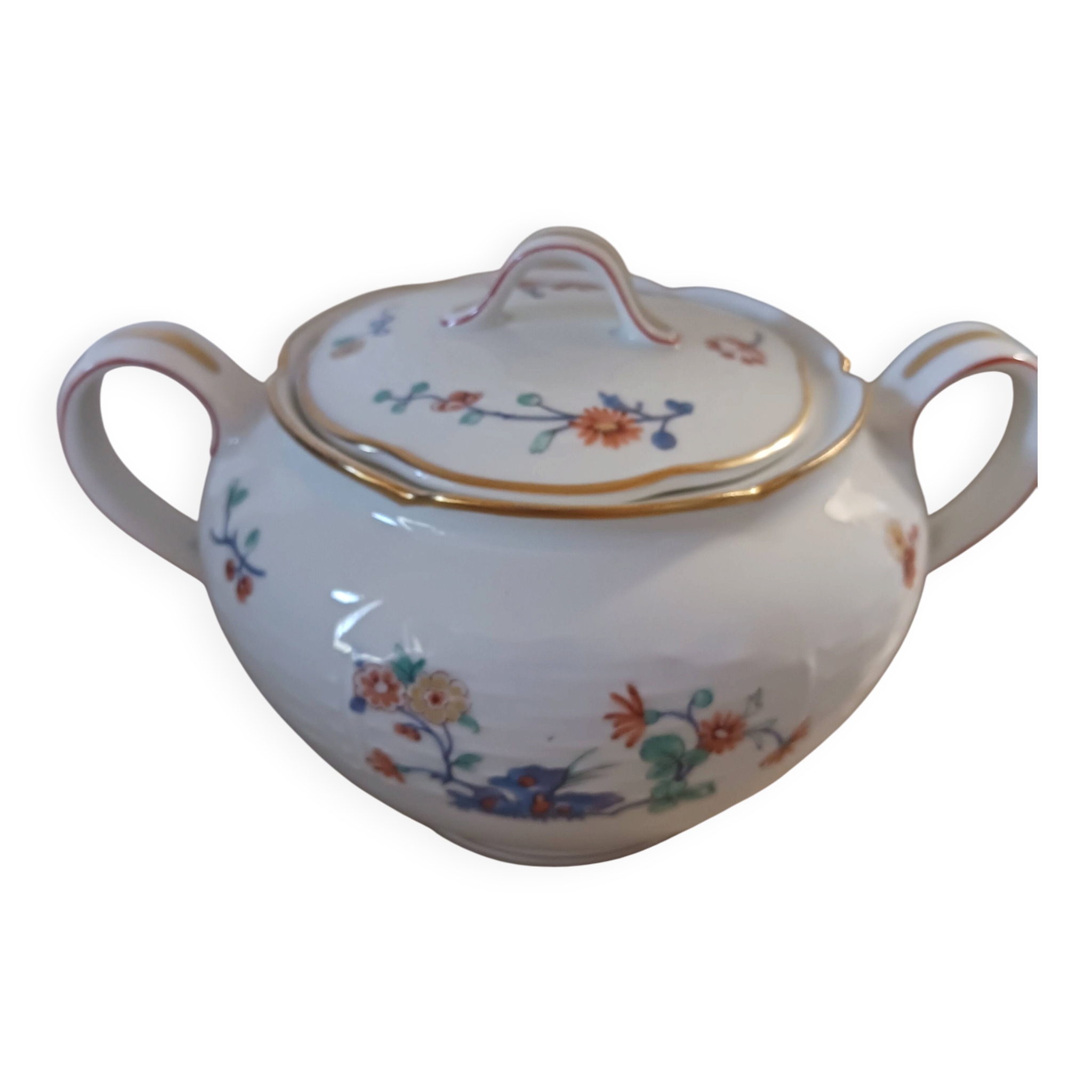 Sucrier en porcelaine Théodore Haviland Paris .