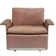 1960s chair leather brown, Dieter Rams