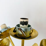 Brass Sputnik chandelier by Kaiser Leuchten