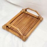 Bamboo tray and rattan size