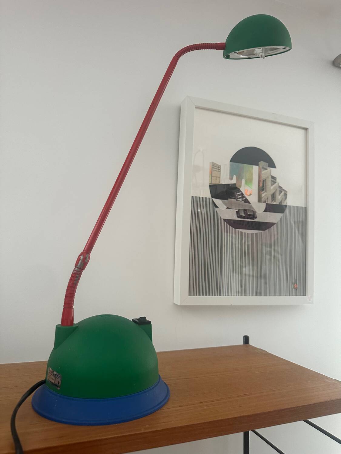 Vintage Memphis style desk lamp