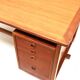 Danish design large vintage executive desk made in the 1960s