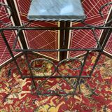 Coat rack art-deco wrought iron cloakroom