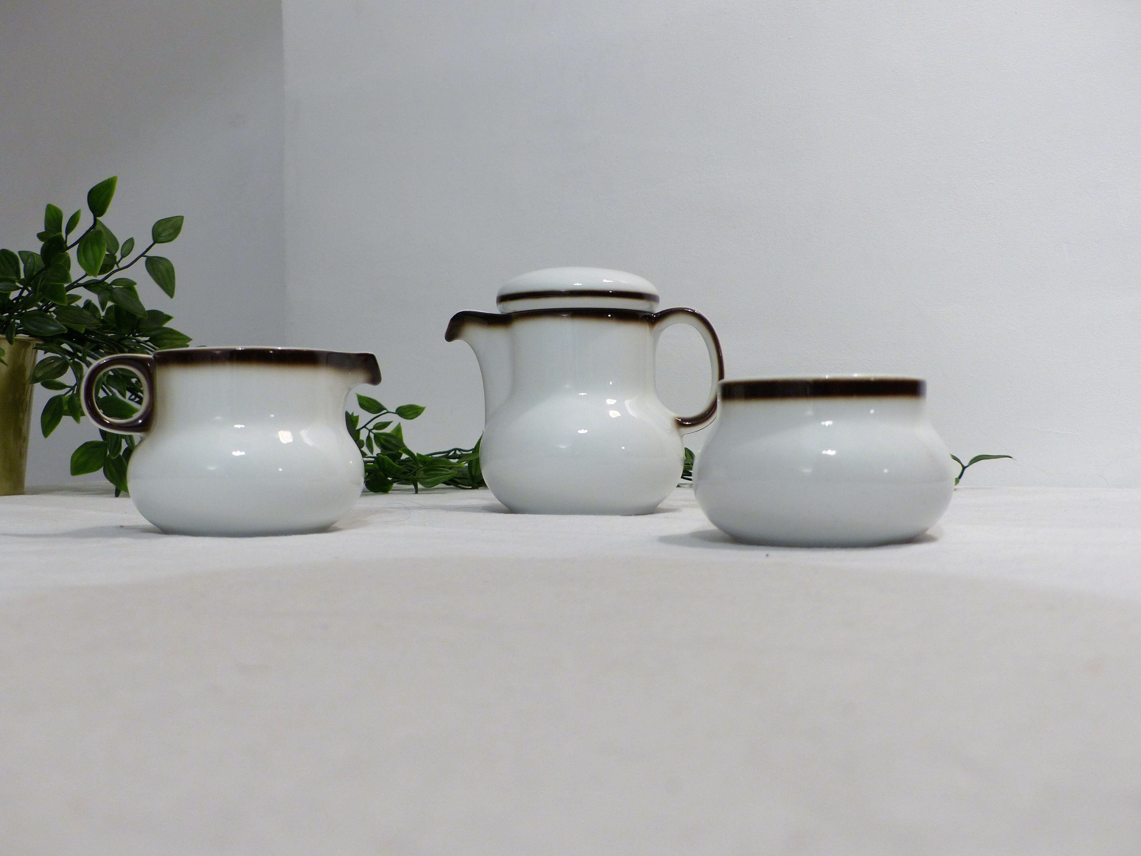 Porcelain tea set 3 pieces