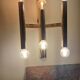 Wall lights (1 pair) brass glass