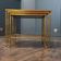 Vintage Maison Baguès faux bamboo nesting tables set