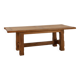 Brutalist Mid-century Oak Dining Table, Belgium 1960s