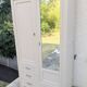 Wardrobe Combo Linen Cabinet Wardrobe Mirror Vintage Chest of Drawers Patina
