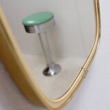 Mid-century wall mirror "rearview" - 1960s